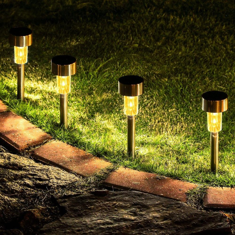 Lâmpada LED Solar À Prova D'água Para Jardim - Megadesconto